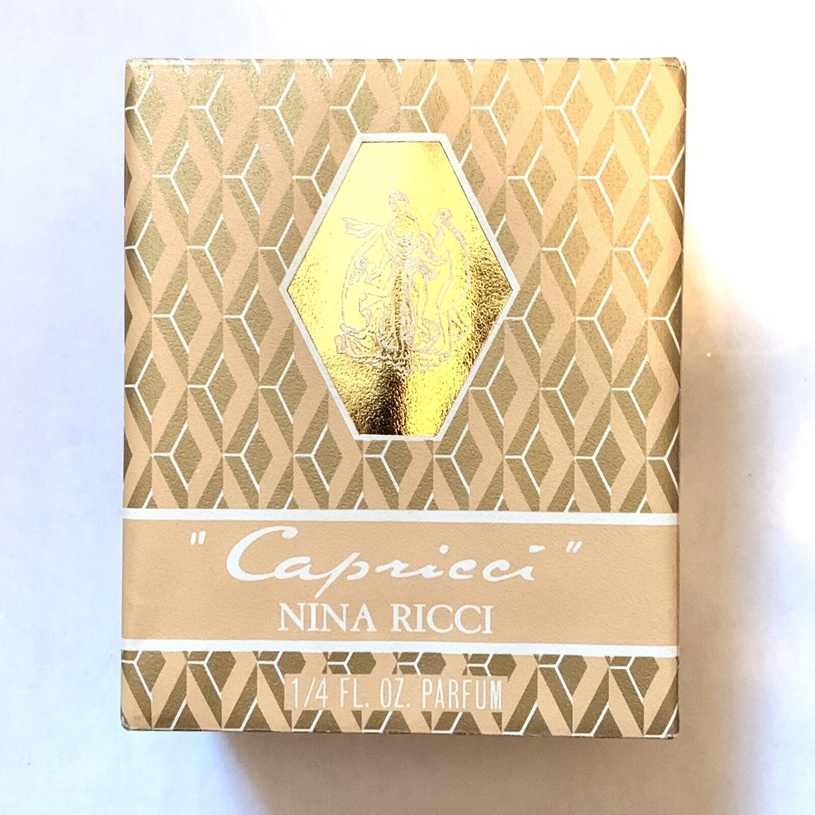 Vtg Sealed NINA RICCI Capricci Perfume 1/4 .25 Oz Parfum Box FULL
