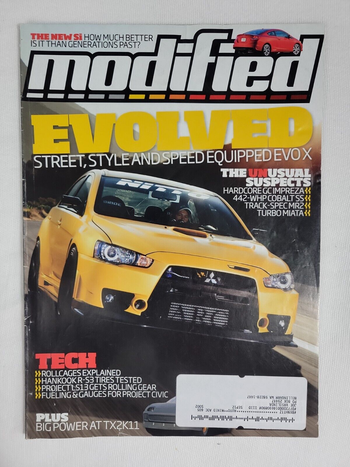 Modified Magazine - October 2011 - Evo, Miata, WRX