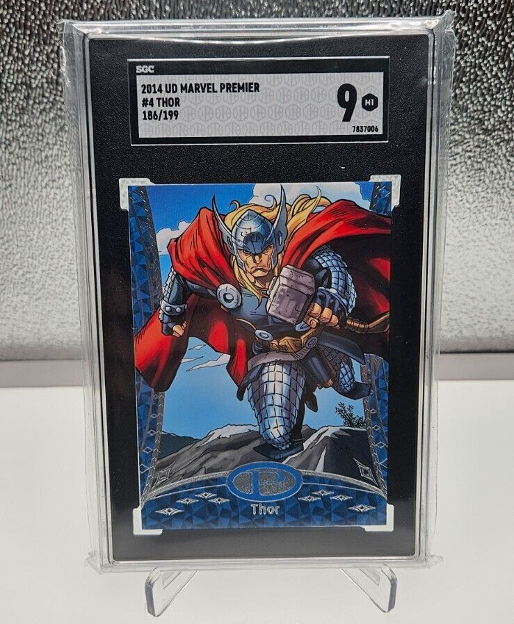 2014 UD Marvel Premier Thor #4, SGC 9 MT, Limited 186/199