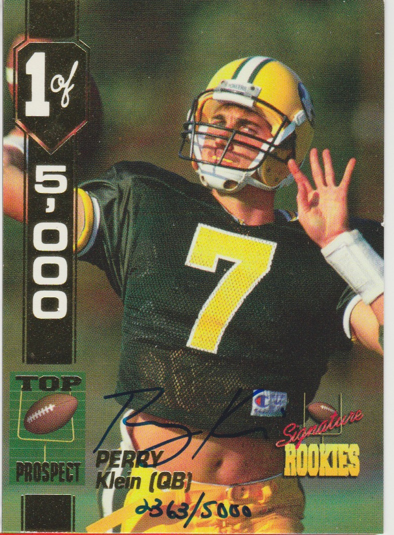 Perry Klein 1994 Signature Rookies Top Prospect auto autograph card C1 /5000