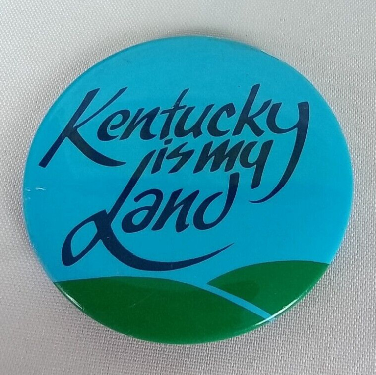 Kentucky Is My Land Logo Pinback Button