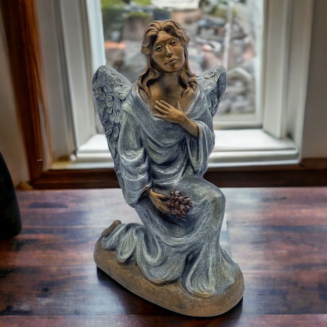 Alice Heath Austin Sculpture Glorious Guardian Angel Wings Art Decor Statue
