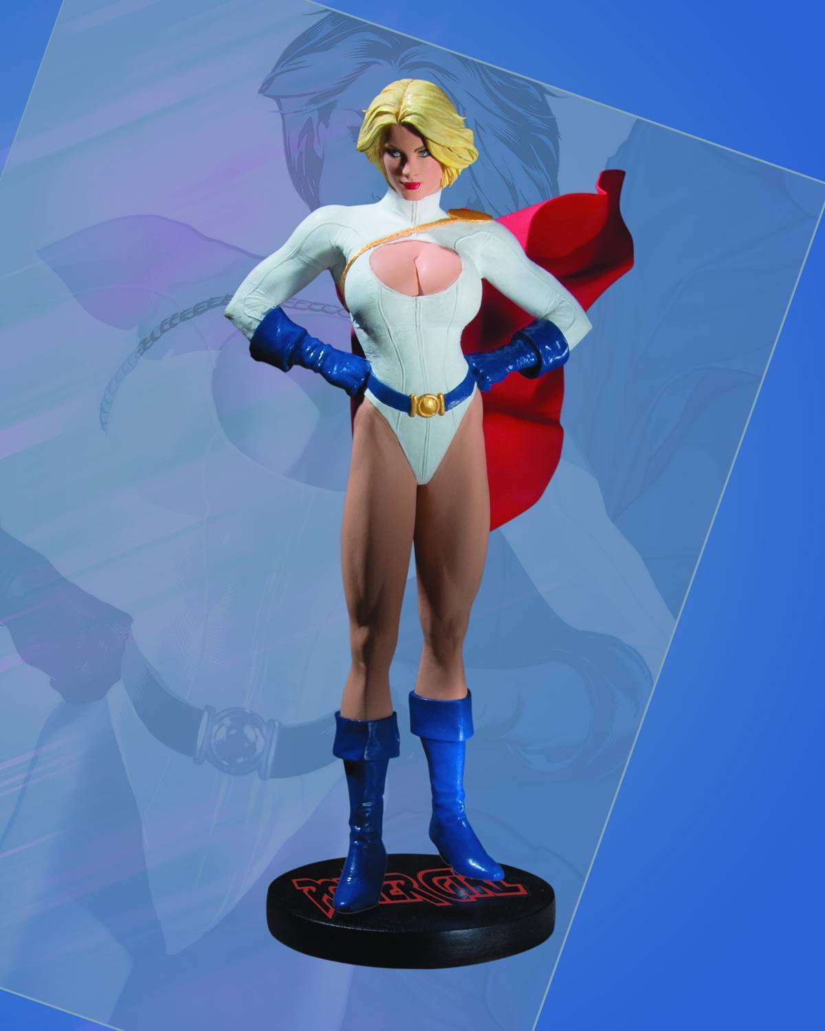 POWER GIRL STATUE COVER GIRLS OF THE DC UNIVERSE (BRAND NEW, FACTORY SEALED)