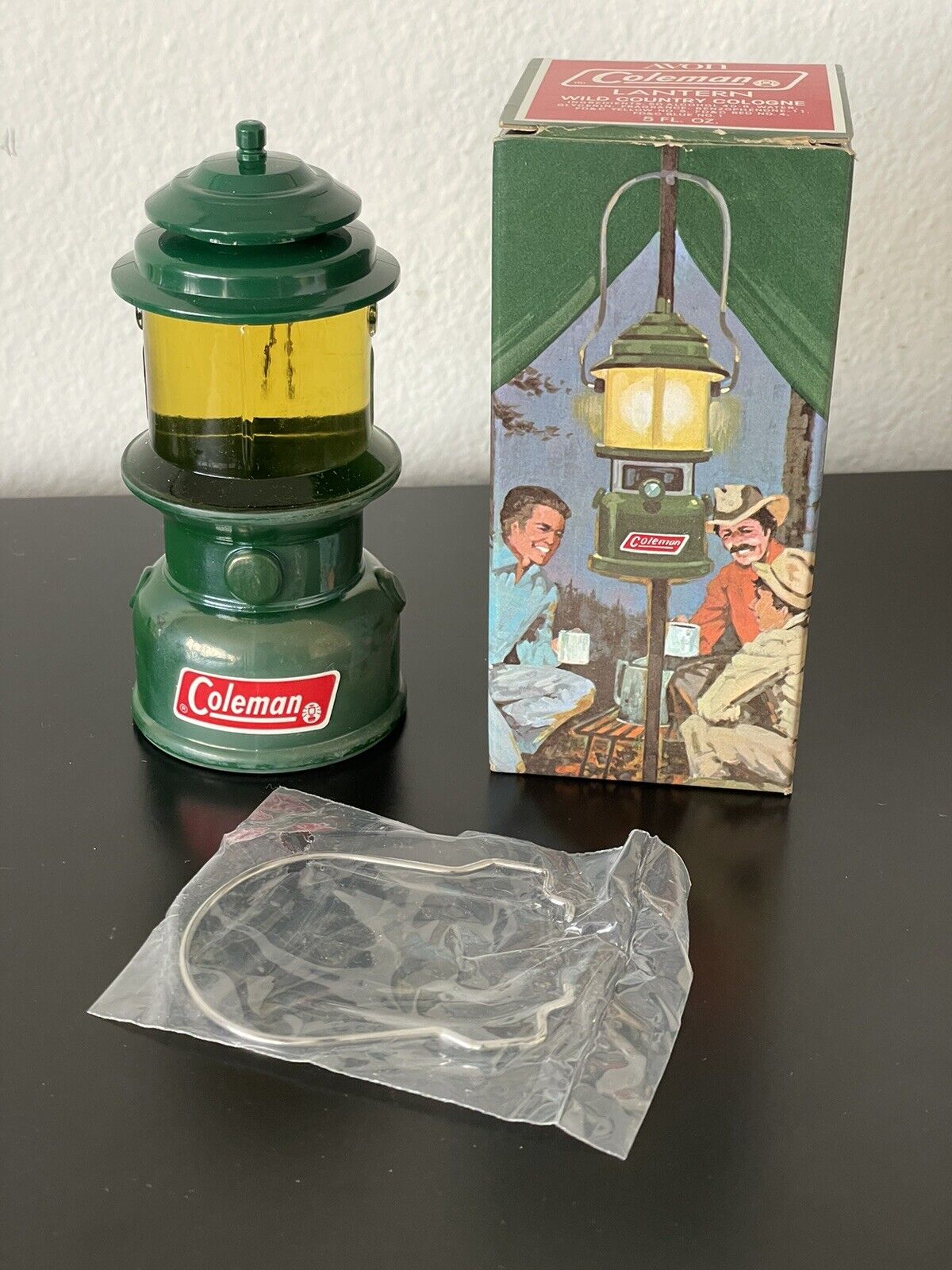 Vintage Avon Coleman Lantern Wild Country Cologne 5 Fl. Oz.  With Box
