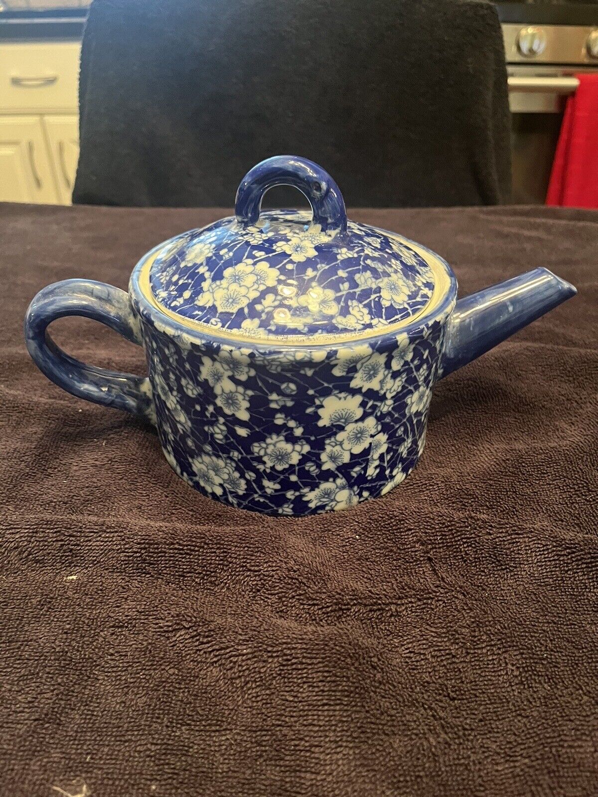 Tea Pot China Blue Fine Porcelain By Seymour Mann