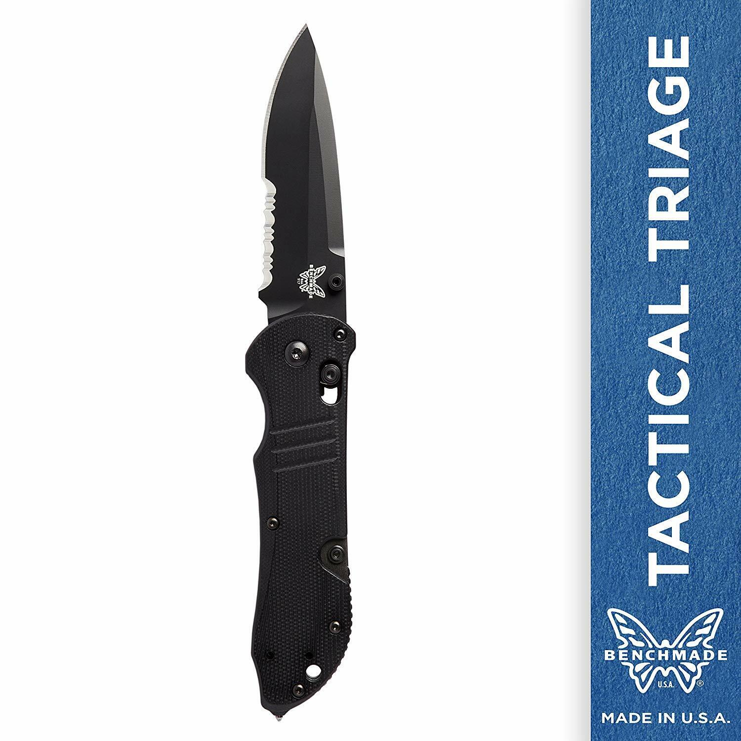Benchmade TRIAGE, AXIS, DROP POINT, HK MPN: 917SBK Rescue Hook