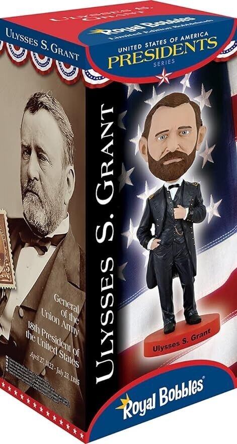 Ulysses S. Grant Royal Bobbles Bobblehead Limited Edition US Presidents