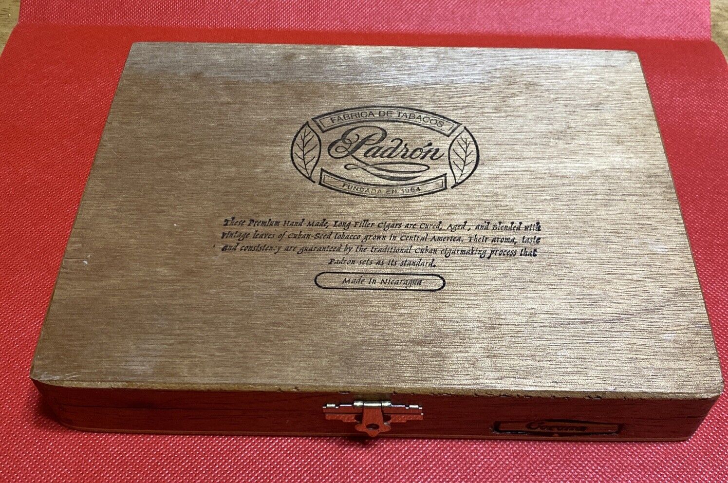 Padron 1964 Anniversary Series Coronas Empty Wood Cigar Box