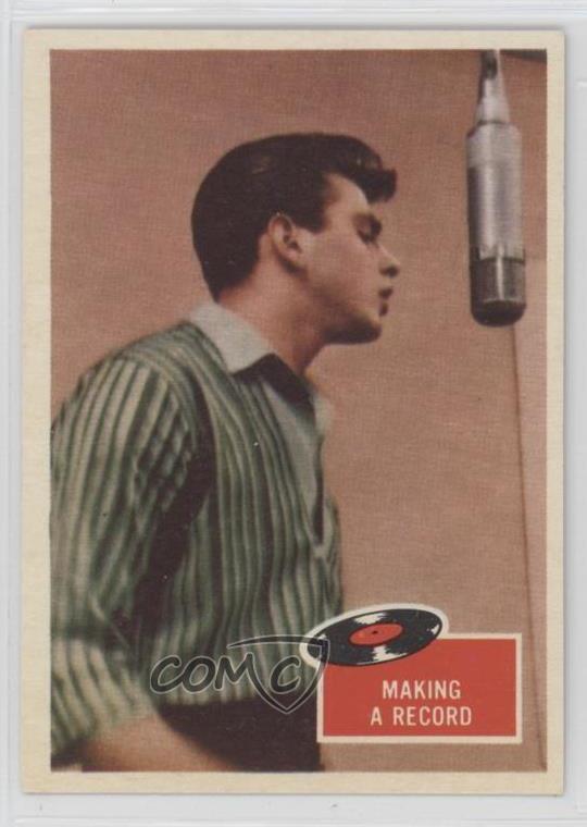 1959 Topps Tell Us Fabian Making a record #1 16uo