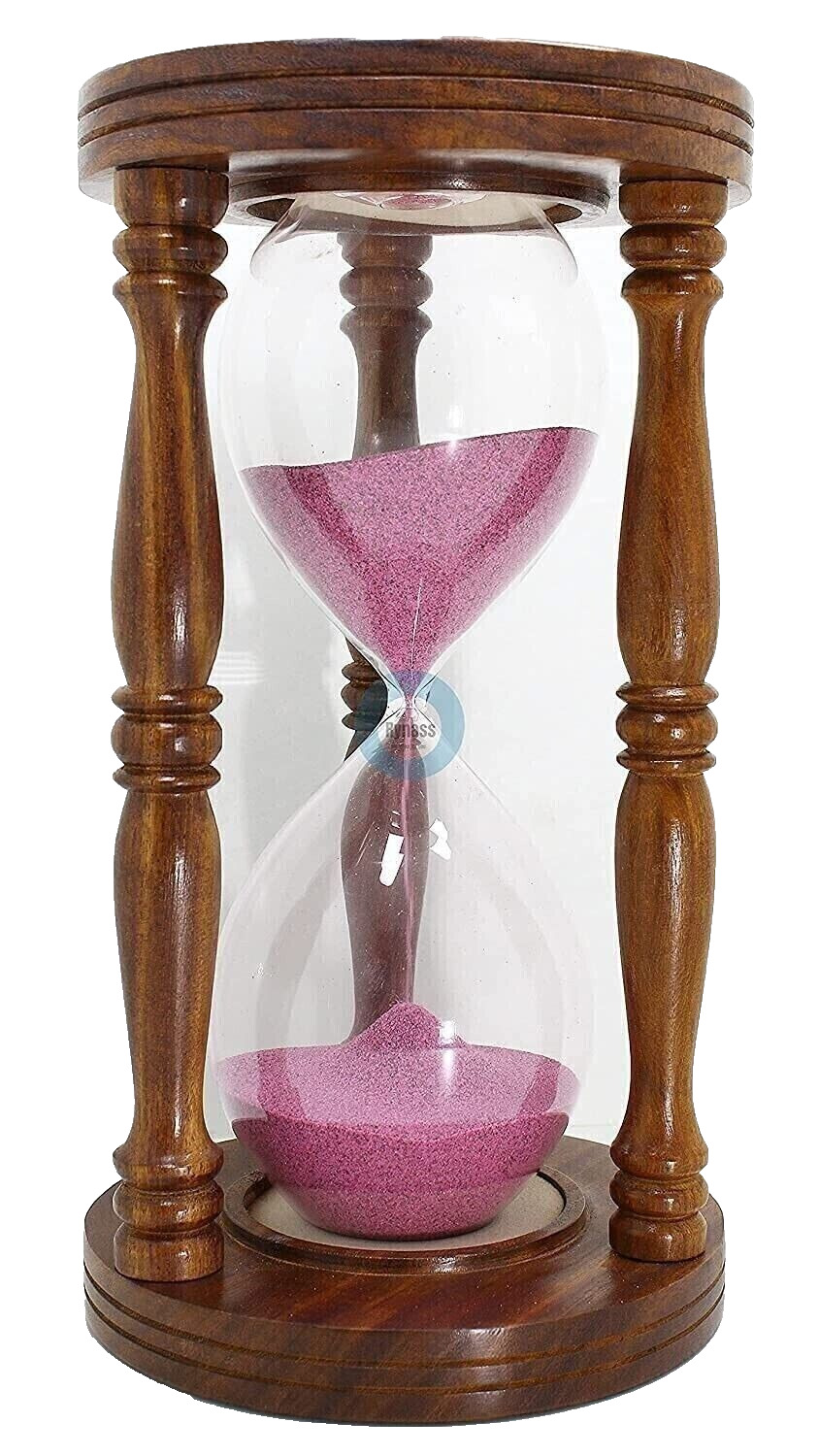 60 Minutes Wooden Sand Timer Hourglass , Collectible sand Timer home decorative