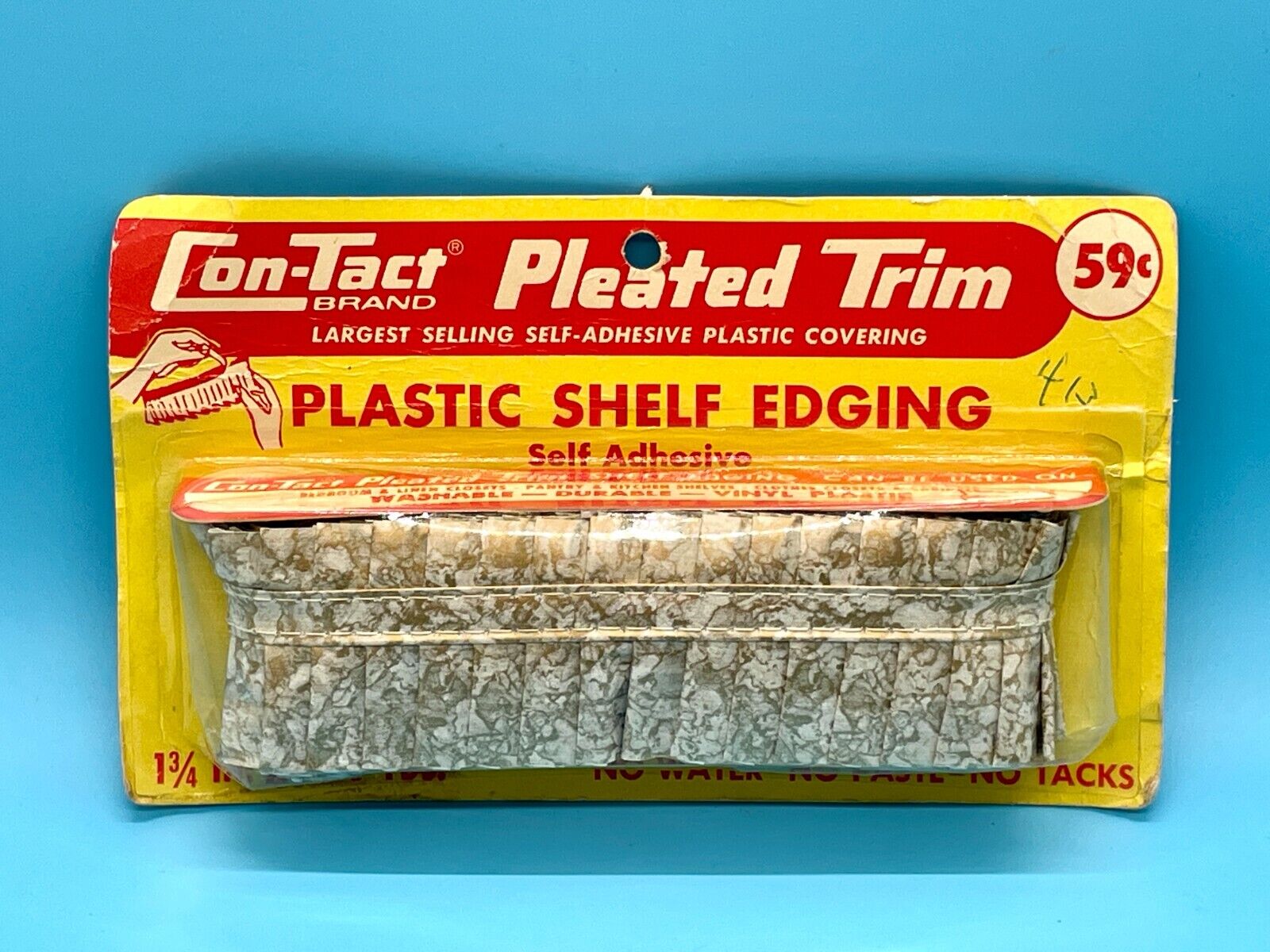 Con-Tact Pleated Trim Plastic Self-Adhesive Shelf Edging – You Pick – NEW