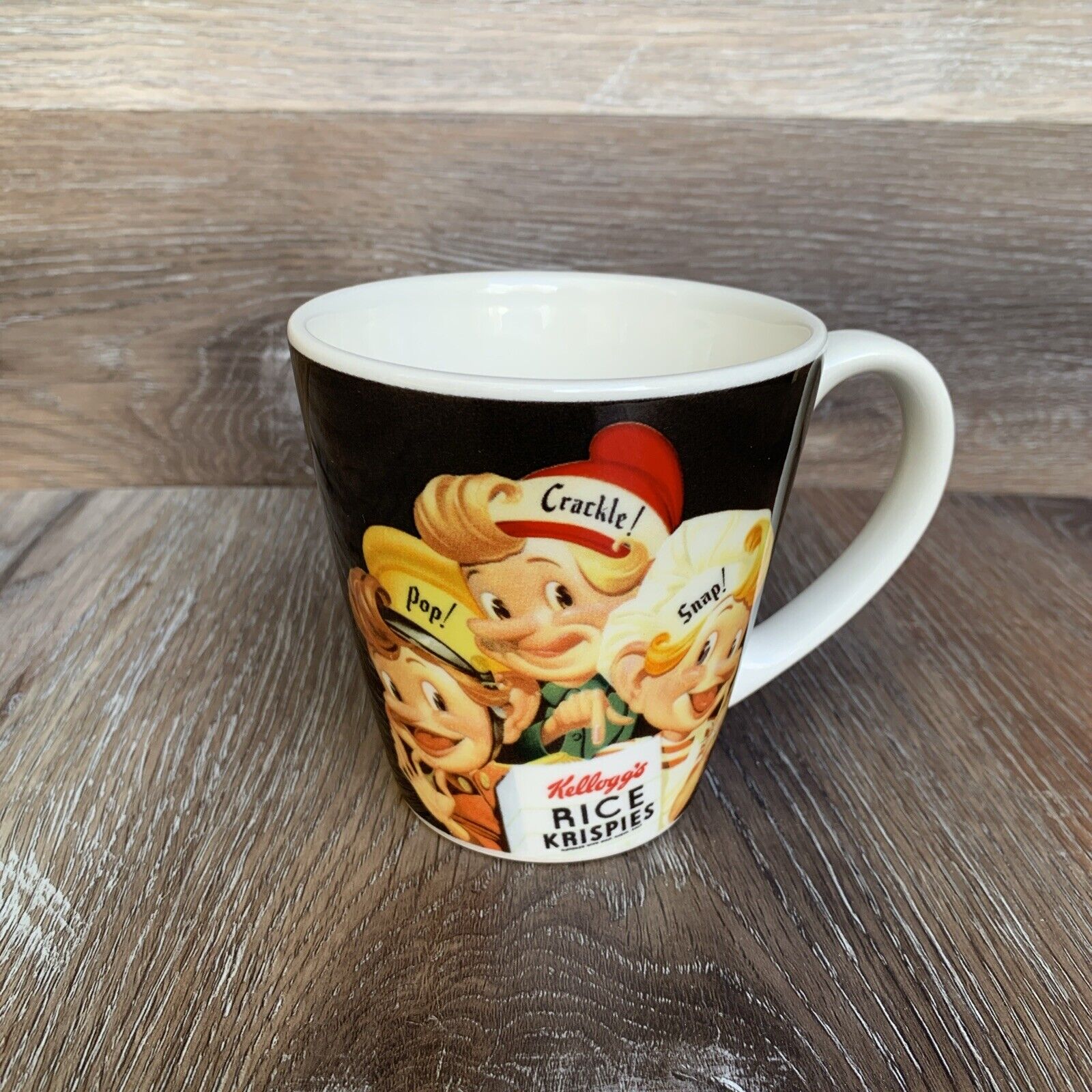 2006 Vintage Kellogg’s Rice Crispy Coffee Mug With Snap, Crackle, and Pop On It