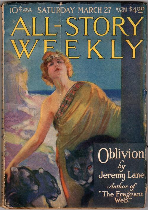 All Story Weekly Mar 27 1920 Burroughs - Tarzan and the Valley of Luna Pulp