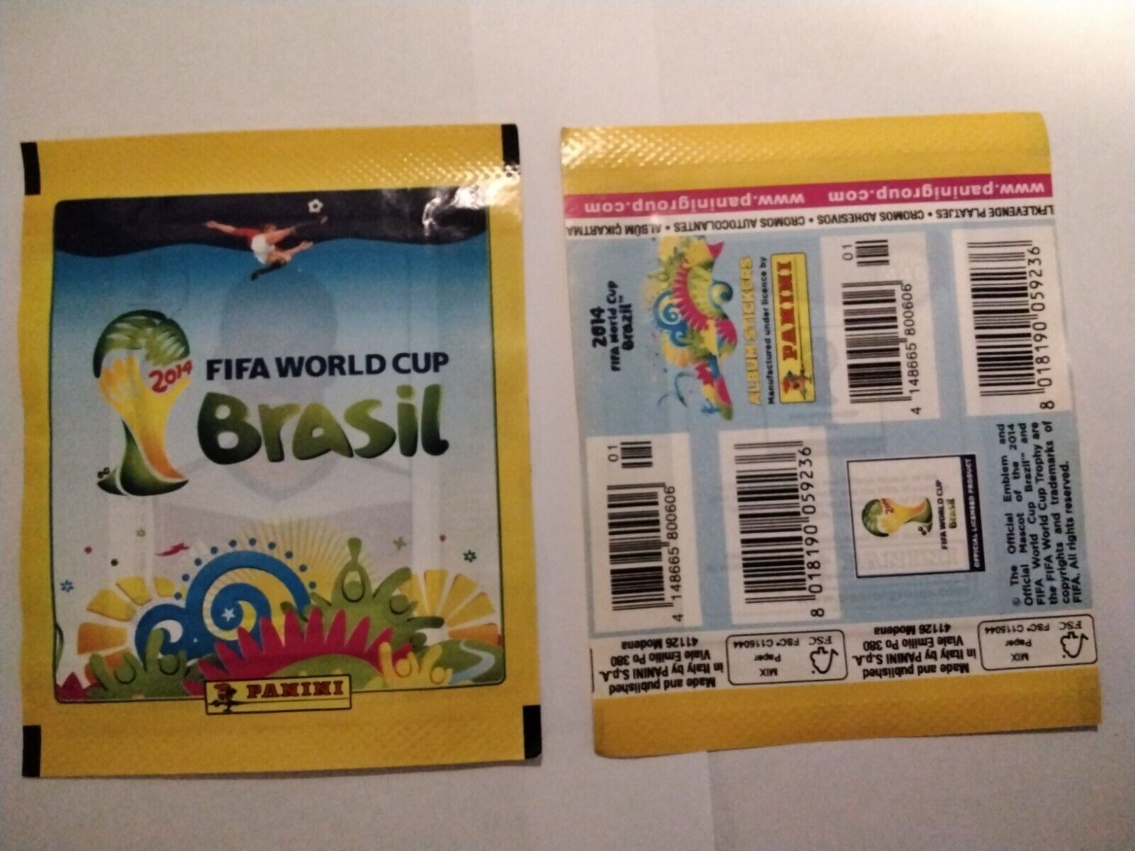 PANINI WORLD CUP 2014 pouches, tutten, packet