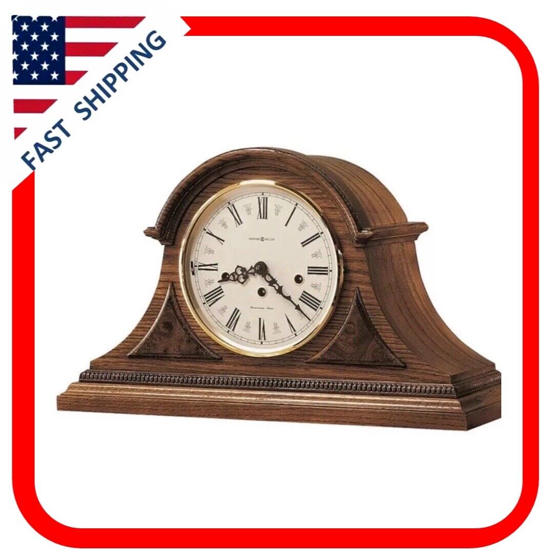 Howard Miller Worthington Mantel Clock 613-102 – Oak Yorkshire Finish