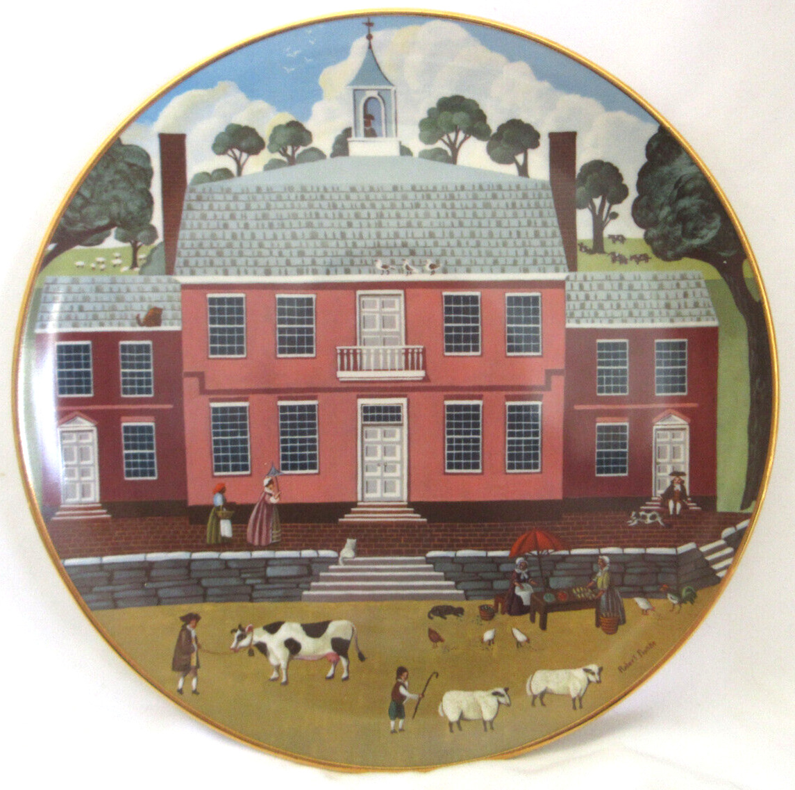 Ridgewood Museum Editions The Colonial Heritage Series Old Court House LE Plate