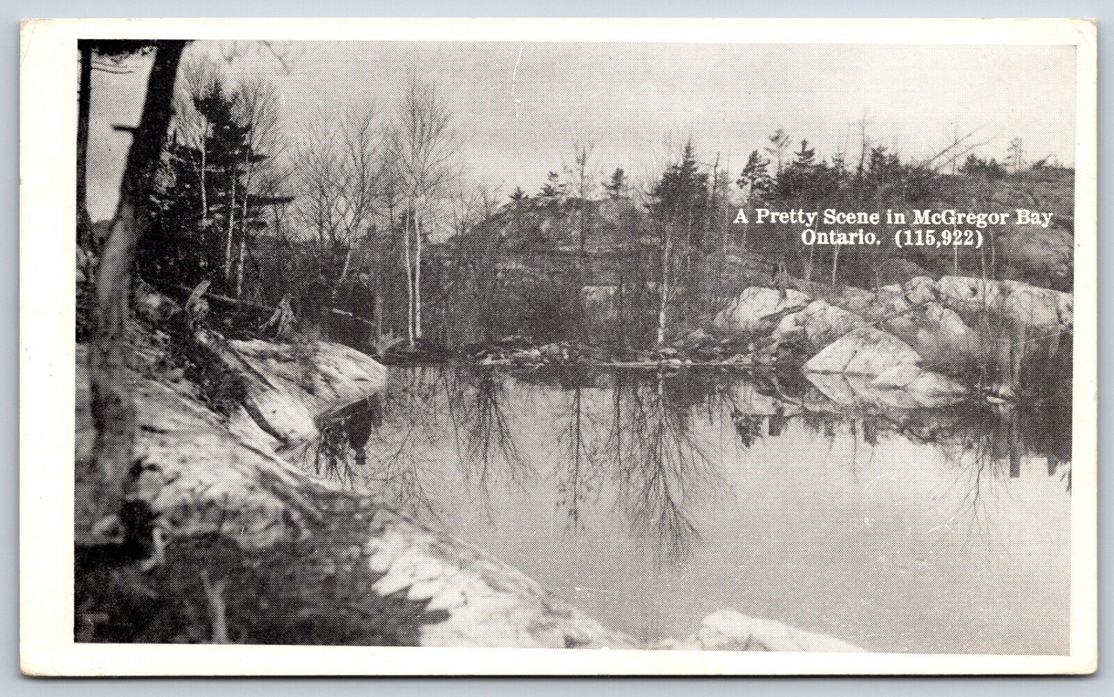 Postcard A Pretty Scene In McGregor Bay, Ontario Canada Posted