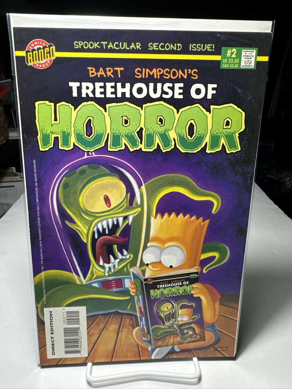 Bart Simpson's Treehouse of Horror #2 Bongo Comics 1996