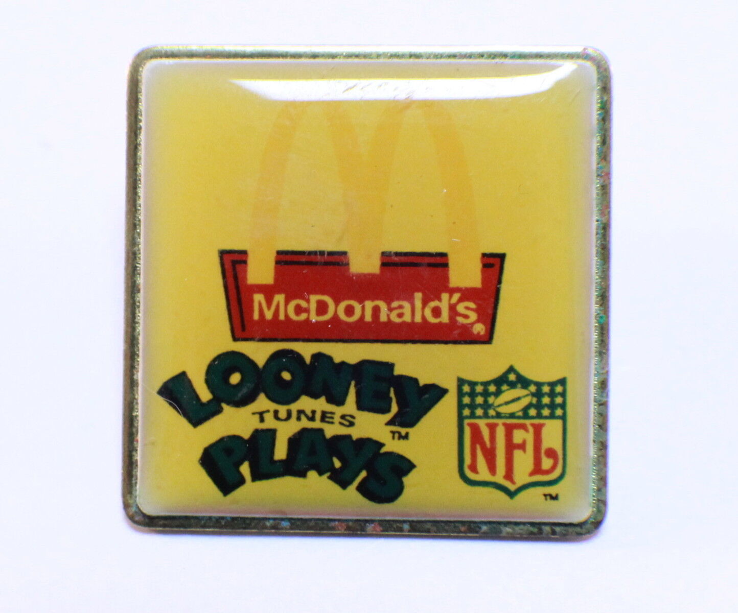 Mcdonalds Collector Hat Lapel Pin Omni We\'Re Building Fun 1994