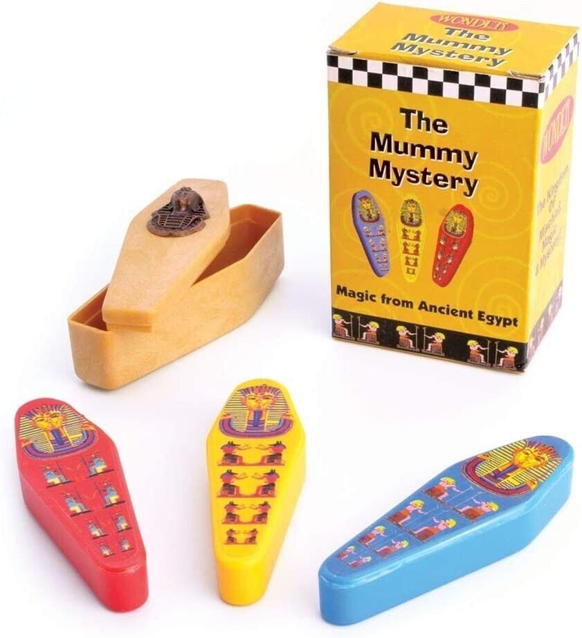 Mummy Mystery Gimmick Deluxe Color Prediction Plastic Coffins Table Magic Trick