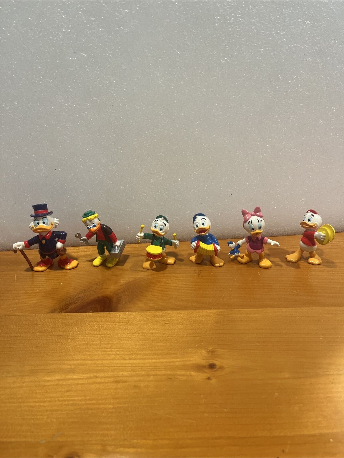 Bully Disney DuckTales Huey Louie Dewey Daisy  Scrooge  Figures Lot of 6 1980s
