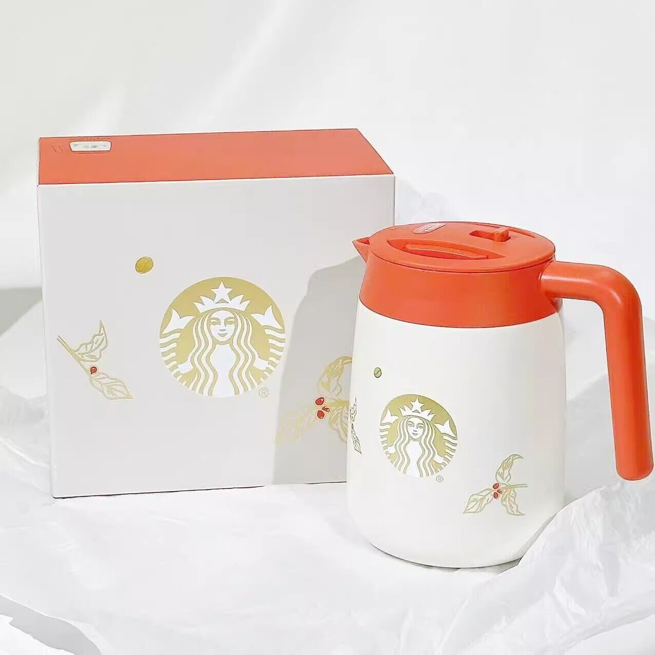 New 2024 China Starbucks Classic Series 34oz Stainless Steel Thermos Flask