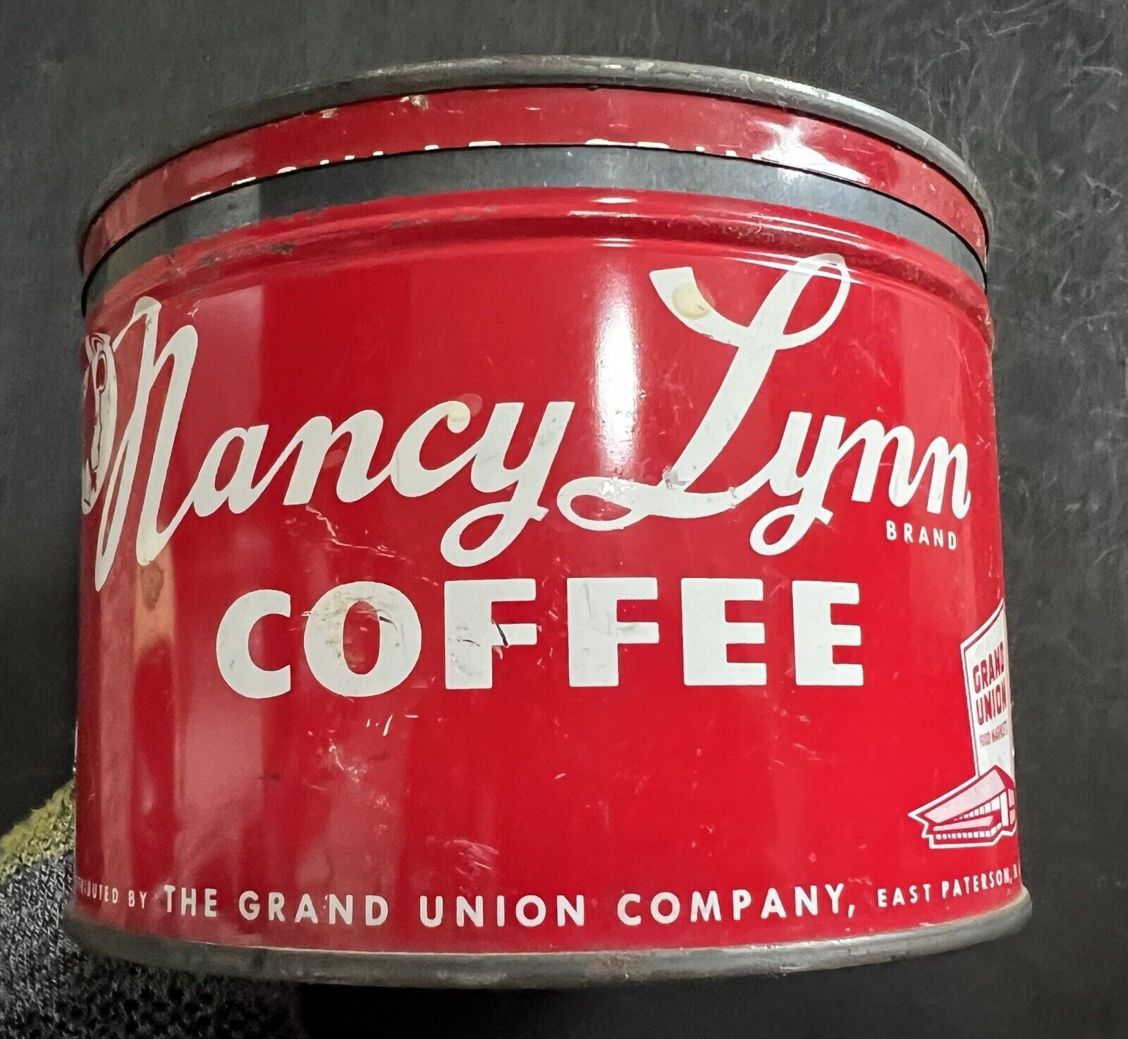Vintage Nancy Lynn Coffee Tin - The Grand Union Company