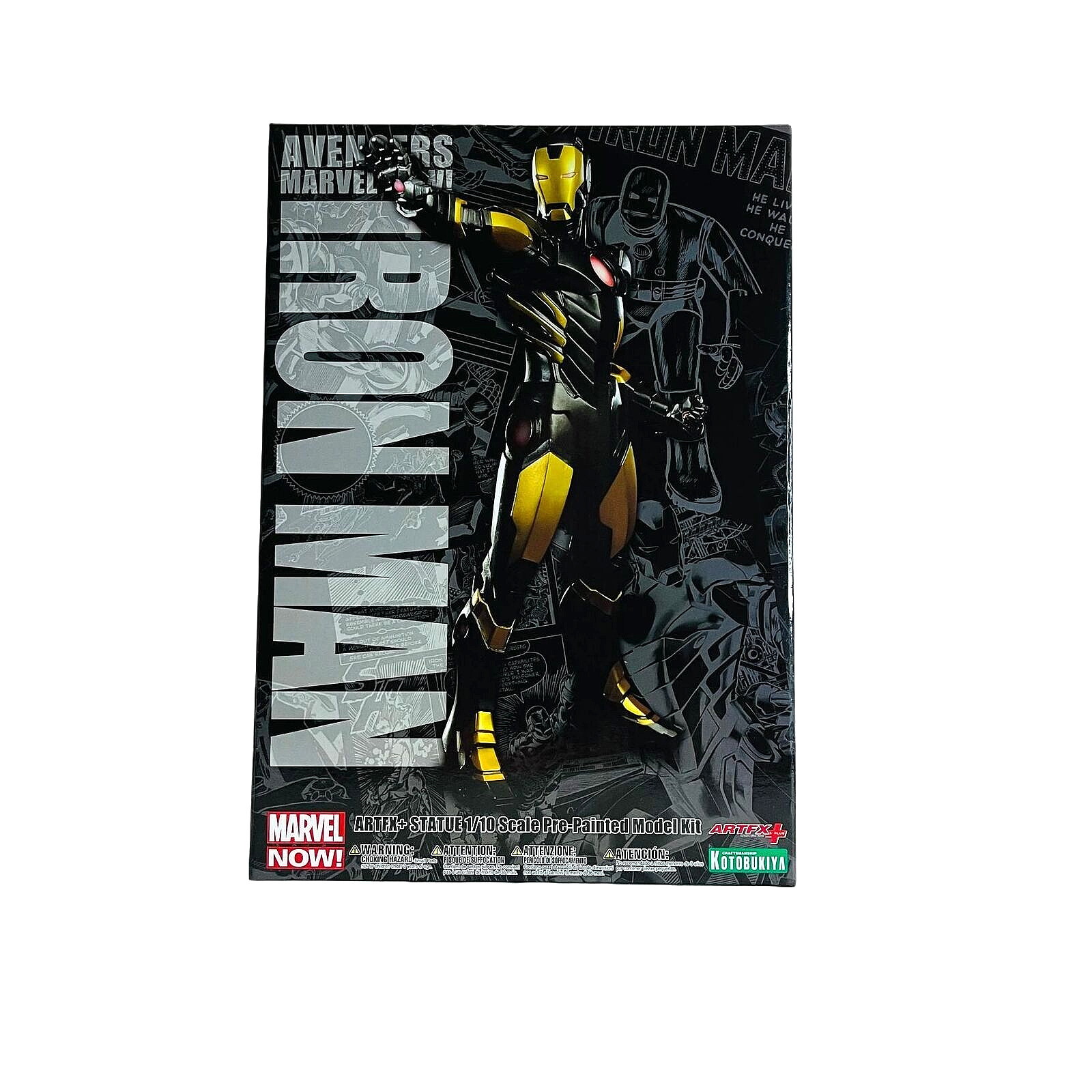 Kotobukiya Marvel Now IRON MAN ARTFX+  1/10 Statue - Black/Gold