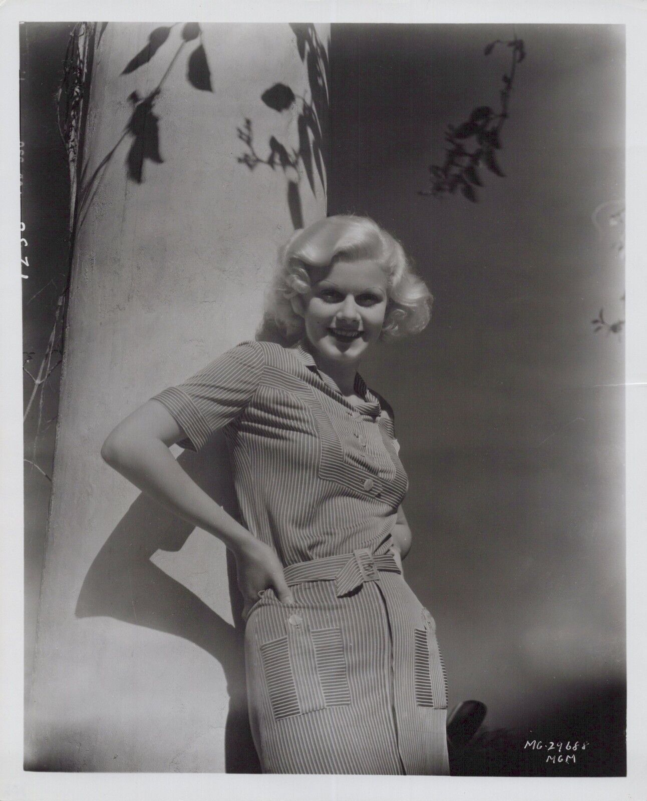 Jean Harlow (1930s) Lovely Smile - Hollywood beauty Original Vintage Photo K 80