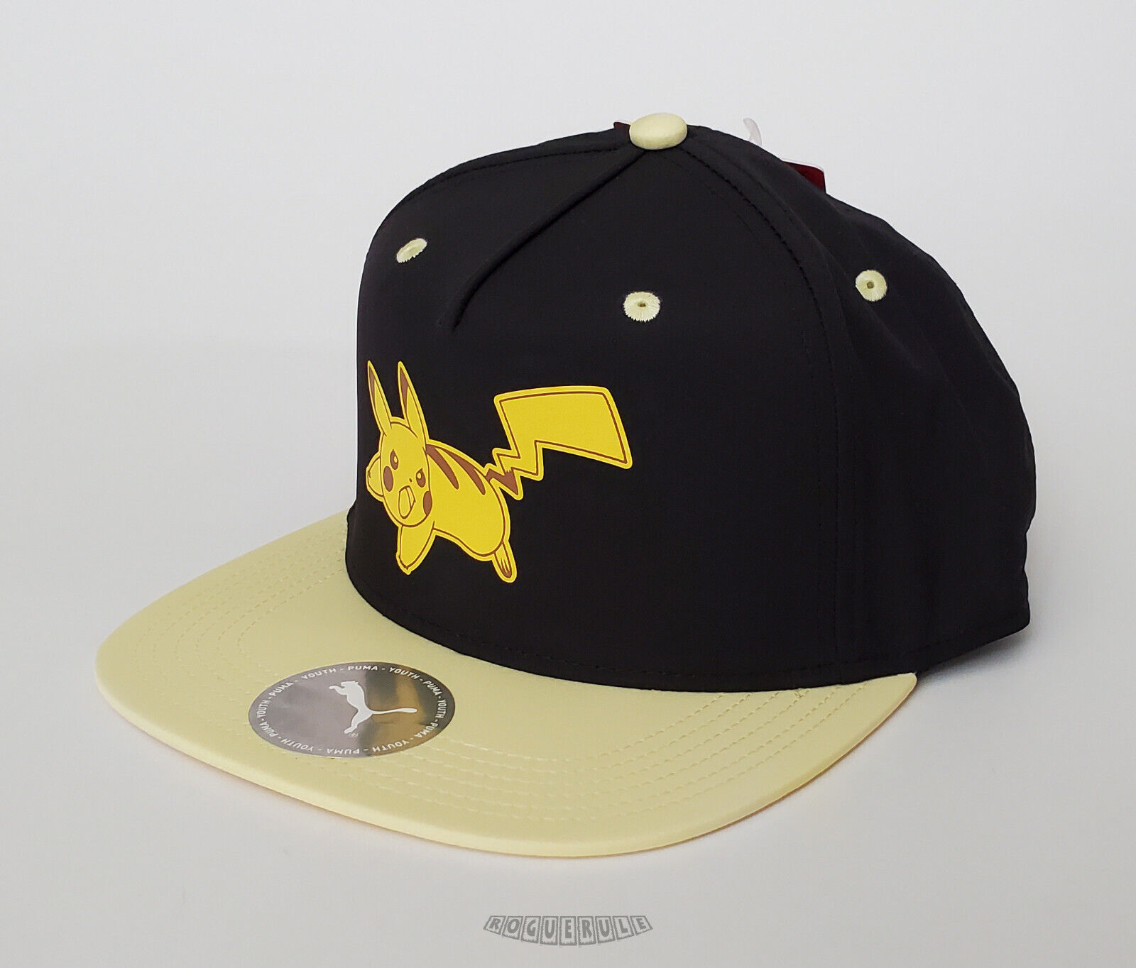 🚦Pokemon x Puma Pikachu Baseball Cap / Hat - Youth - NEW