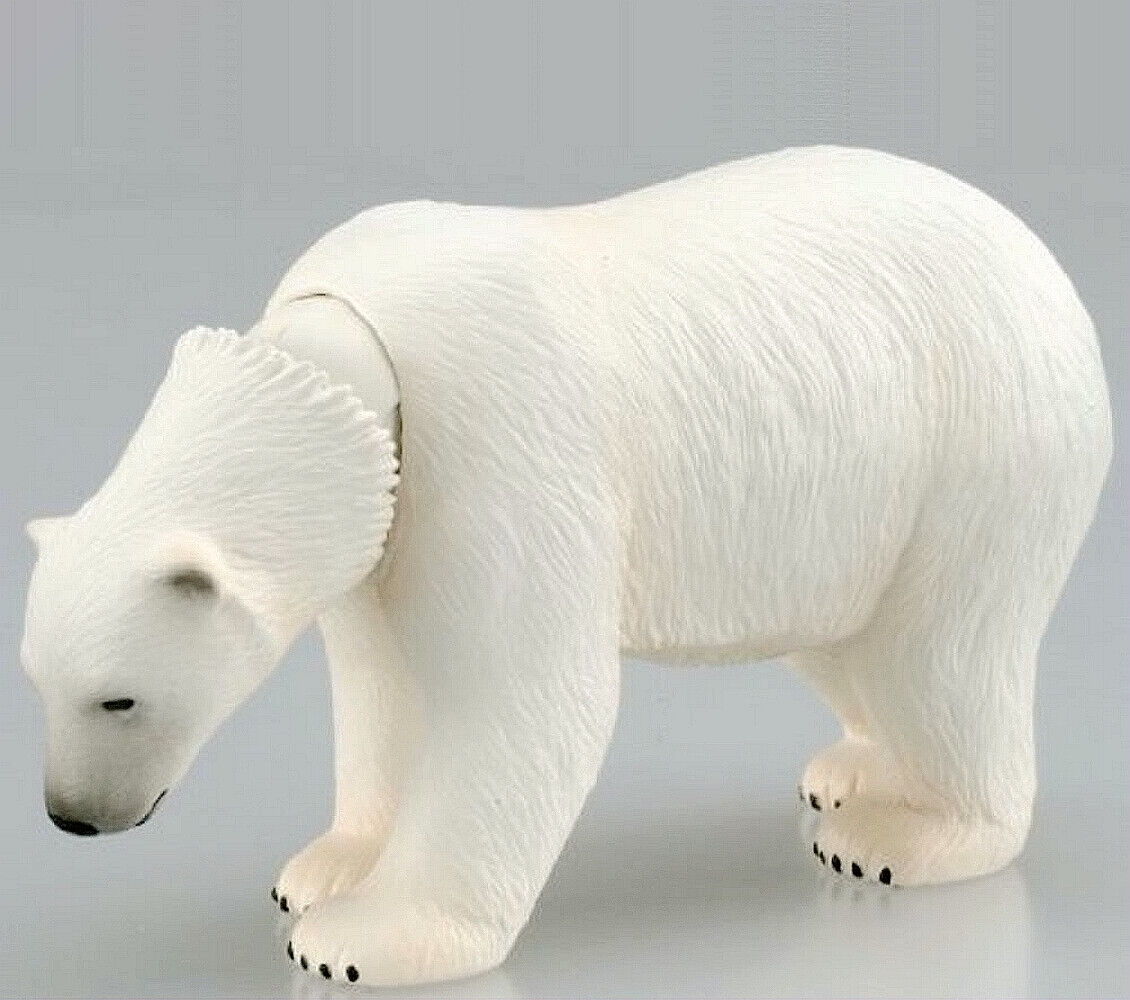 NEW Tomy Ania Polar Bear Toy Figure Model Alaska Wild Animal series AS-10 T16038