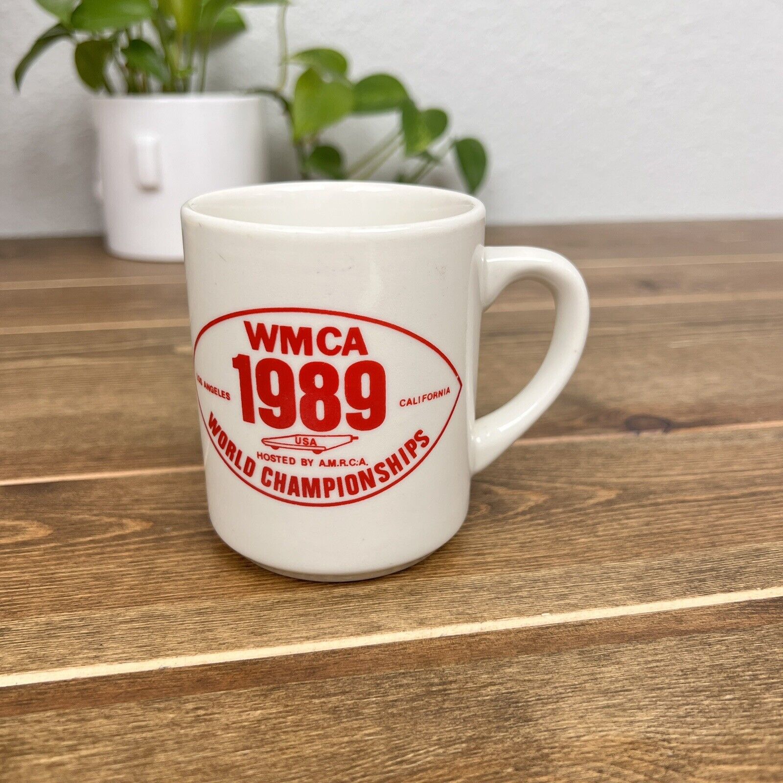 Vintage Los Angeles, California 1989 WMCA Championship Coffee Mug
