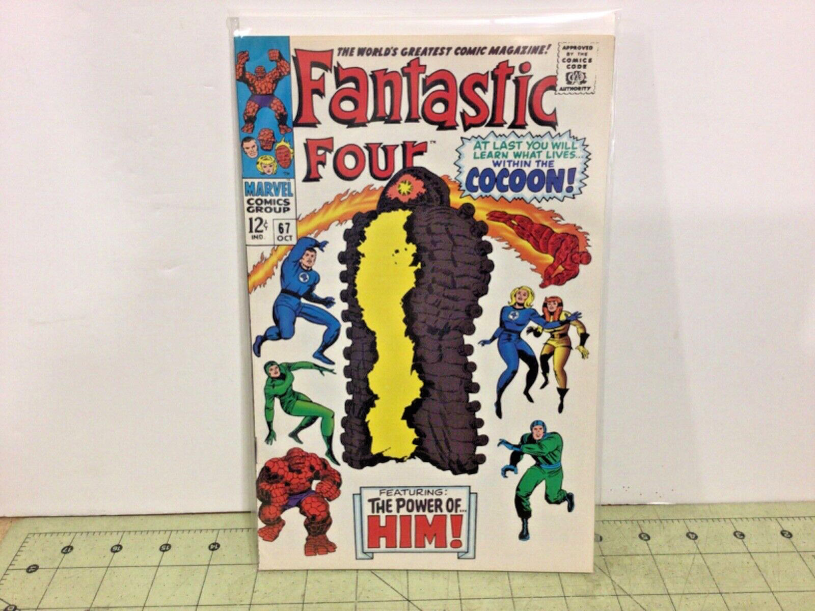 Marvel Fantastic Four comic #67 Oct 1967 The Power Of Him 1st App of Him Warlock