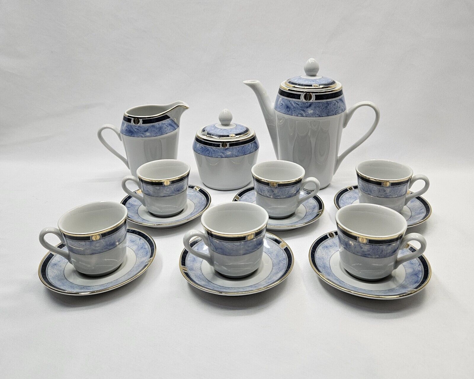 Vintage Coffee Expresso Demitasse Set Porcelain Germer Porcelanas Brazil 06 / 99