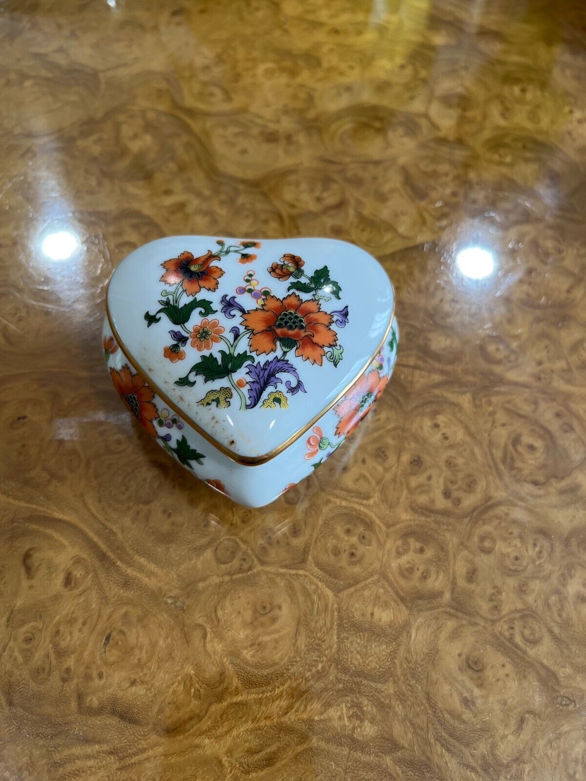 Limoges Box France Genuine Authentic Rochard Heart Box