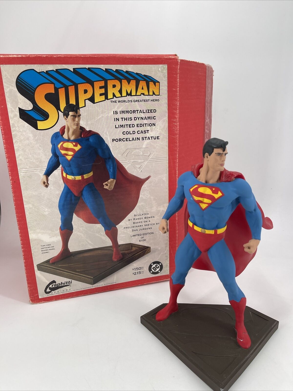 Superman Limited Edition Randy Bowen Statue 5173 of 6100 (Seinfeld) PLEASE READ