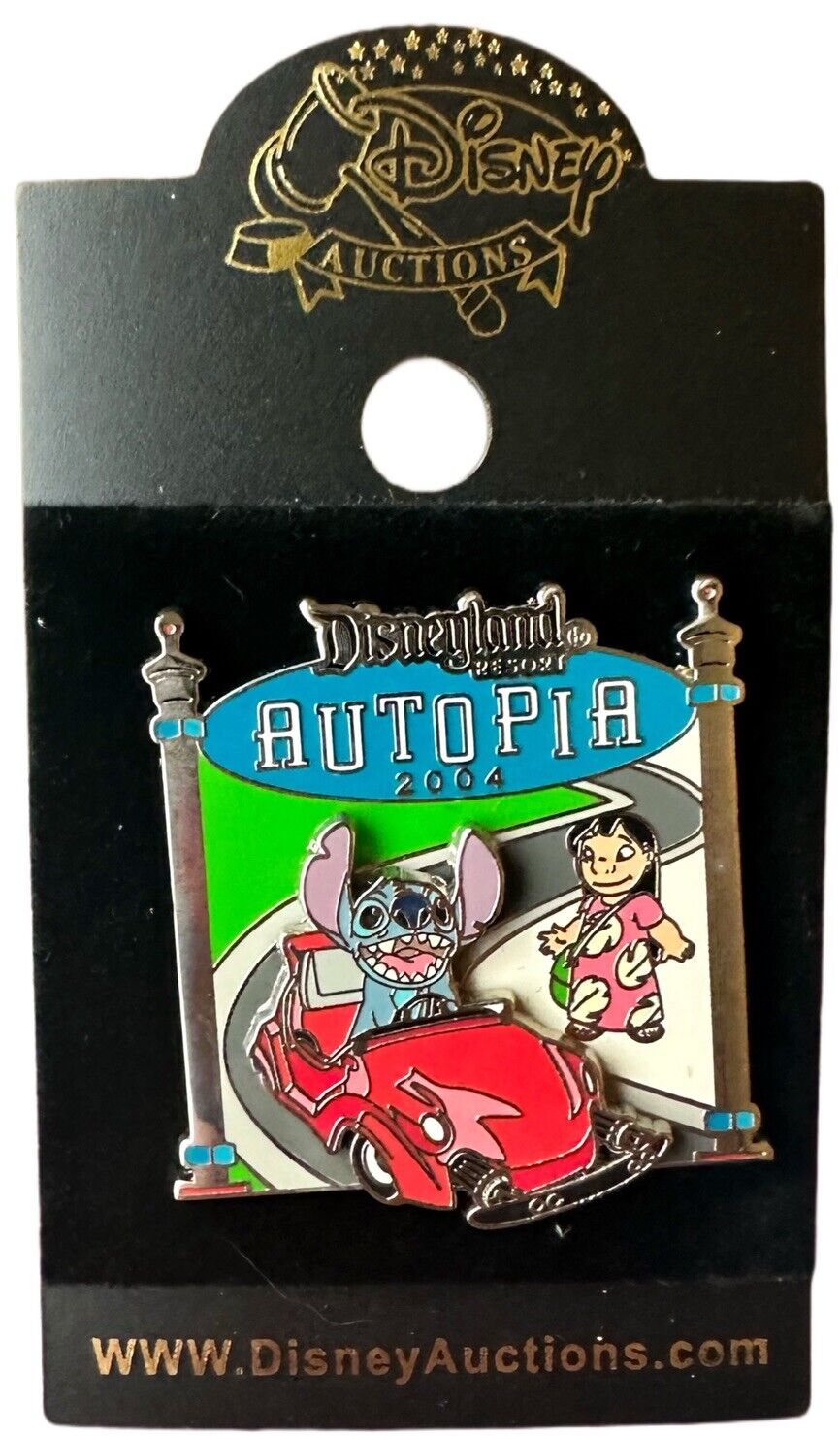 New Disney Auctions Lilo and Stitch Disneyland Autopia 2004 LE 1000 Pin