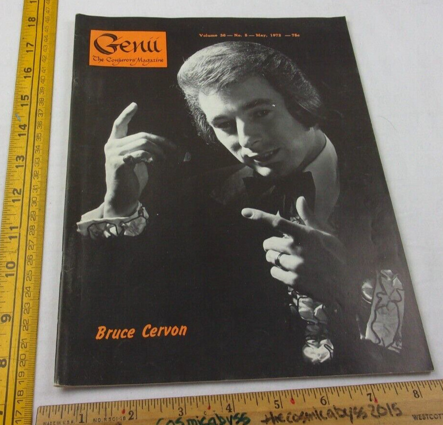 Bruce Cervon Genii International Conjurors magazine Magicians 1972
