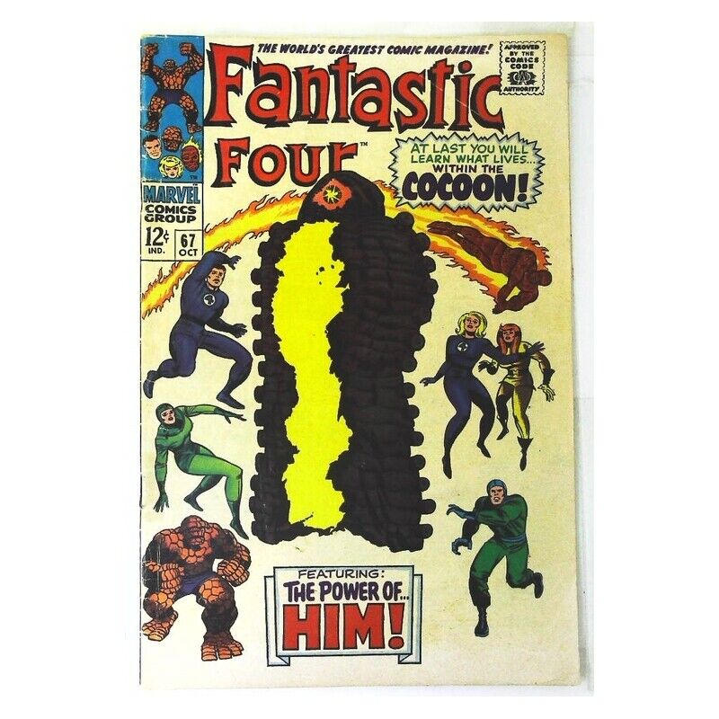 Fantastic Four (1961 series) #67 in Fine minus condition. Marvel comics [r|