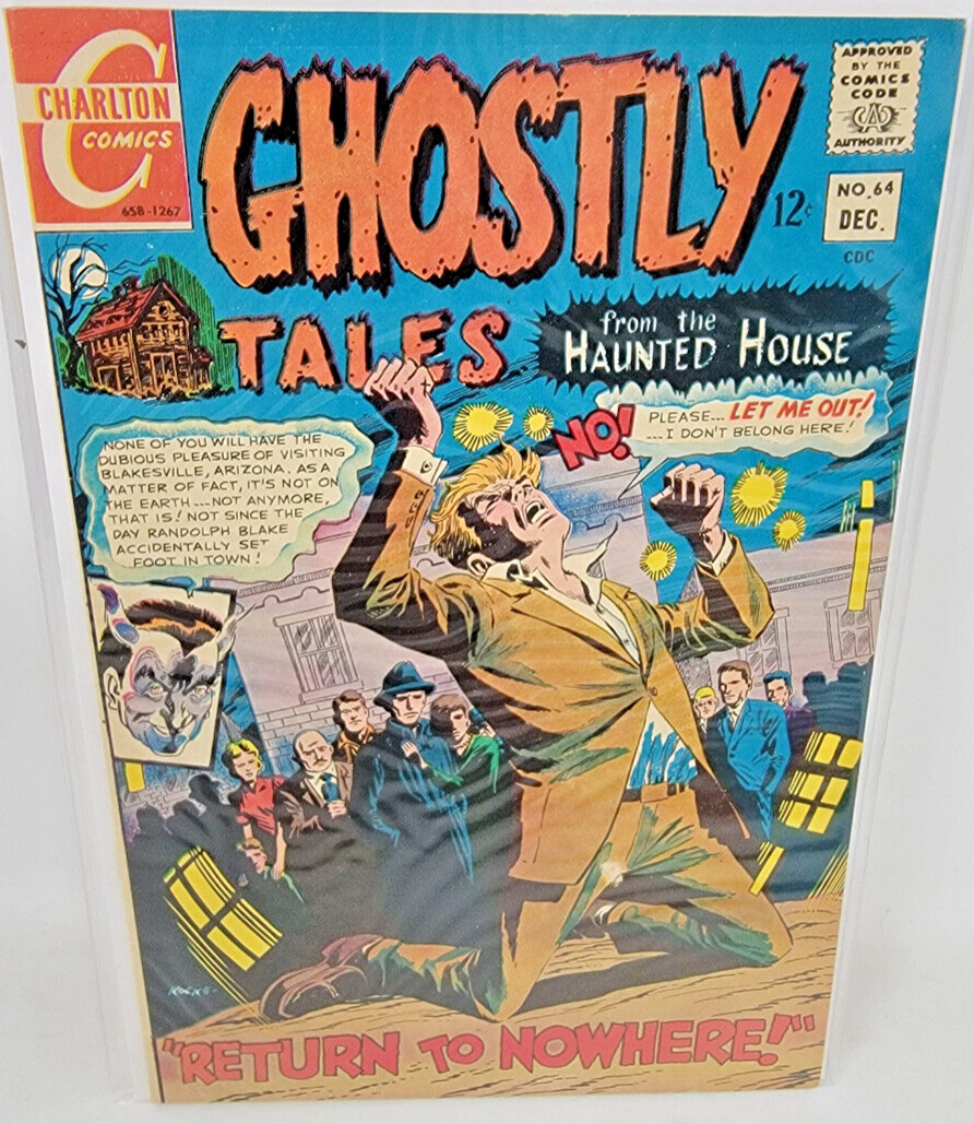 GHOSTLY TALES #64 *1967* CHARLTON SILVER AGE HORROR 8.5