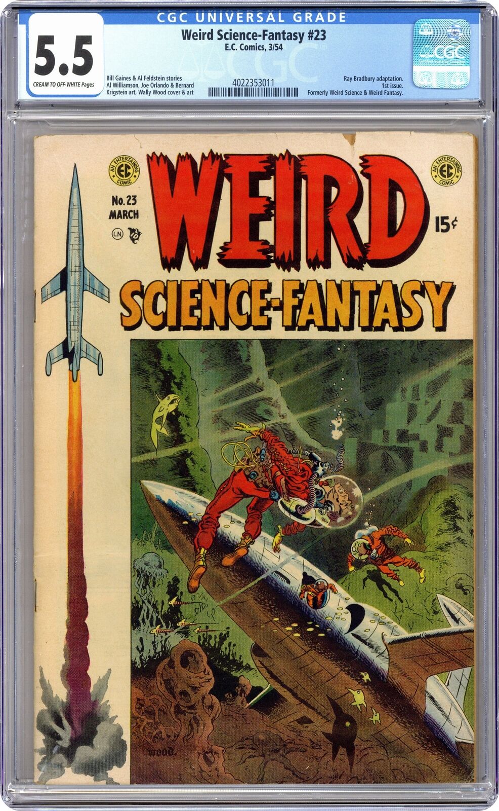 Weird Science-Fantasy #23 CGC 5.5 1954 4022353011