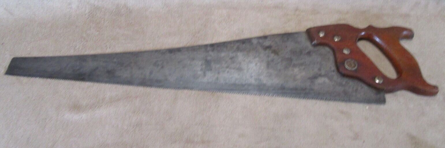 Vtg Disston and Sons Hand Saw
