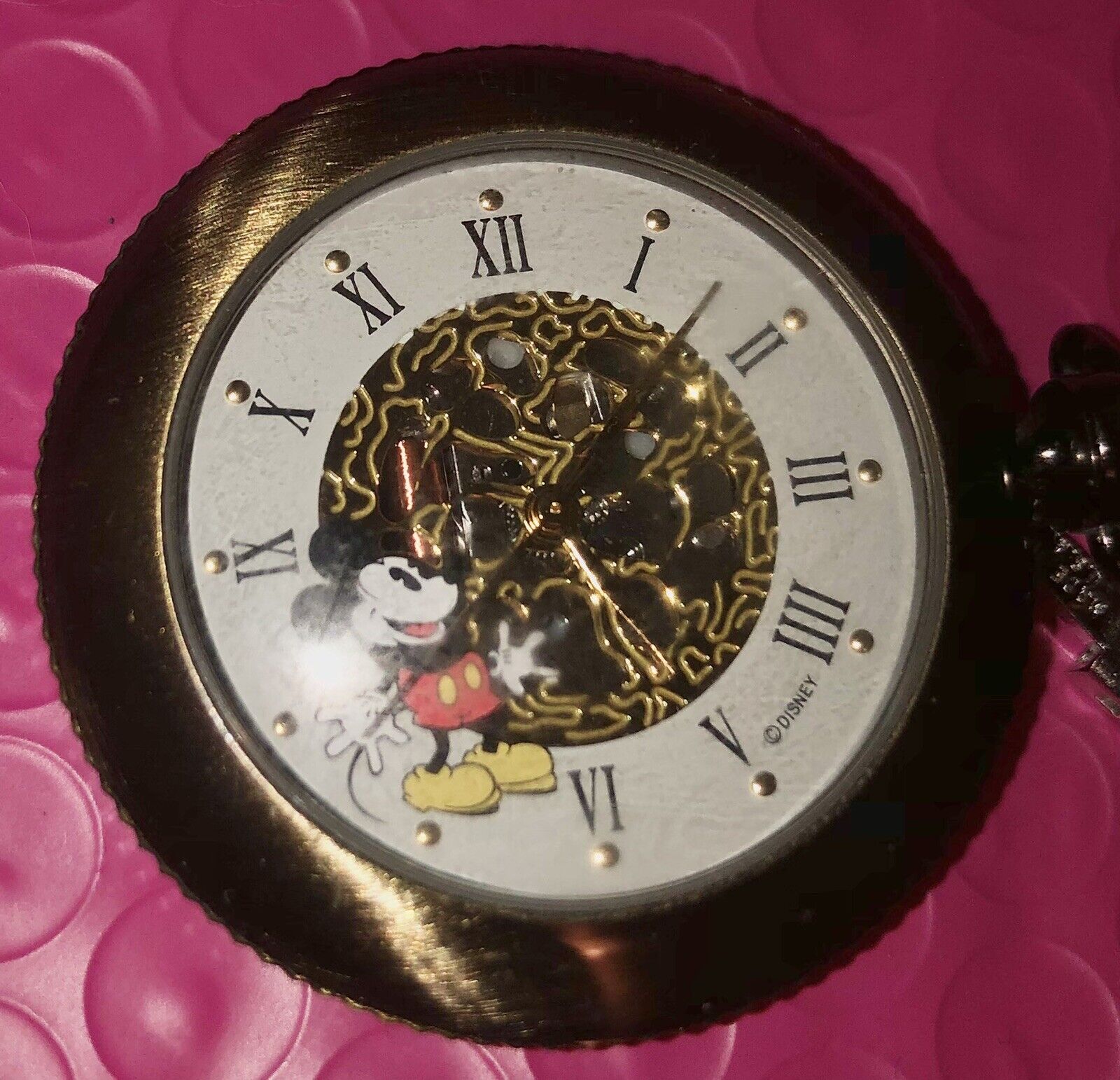 Vintage 1945(?) Mickey Mouse B.C.C.R.S. Pocket Watch