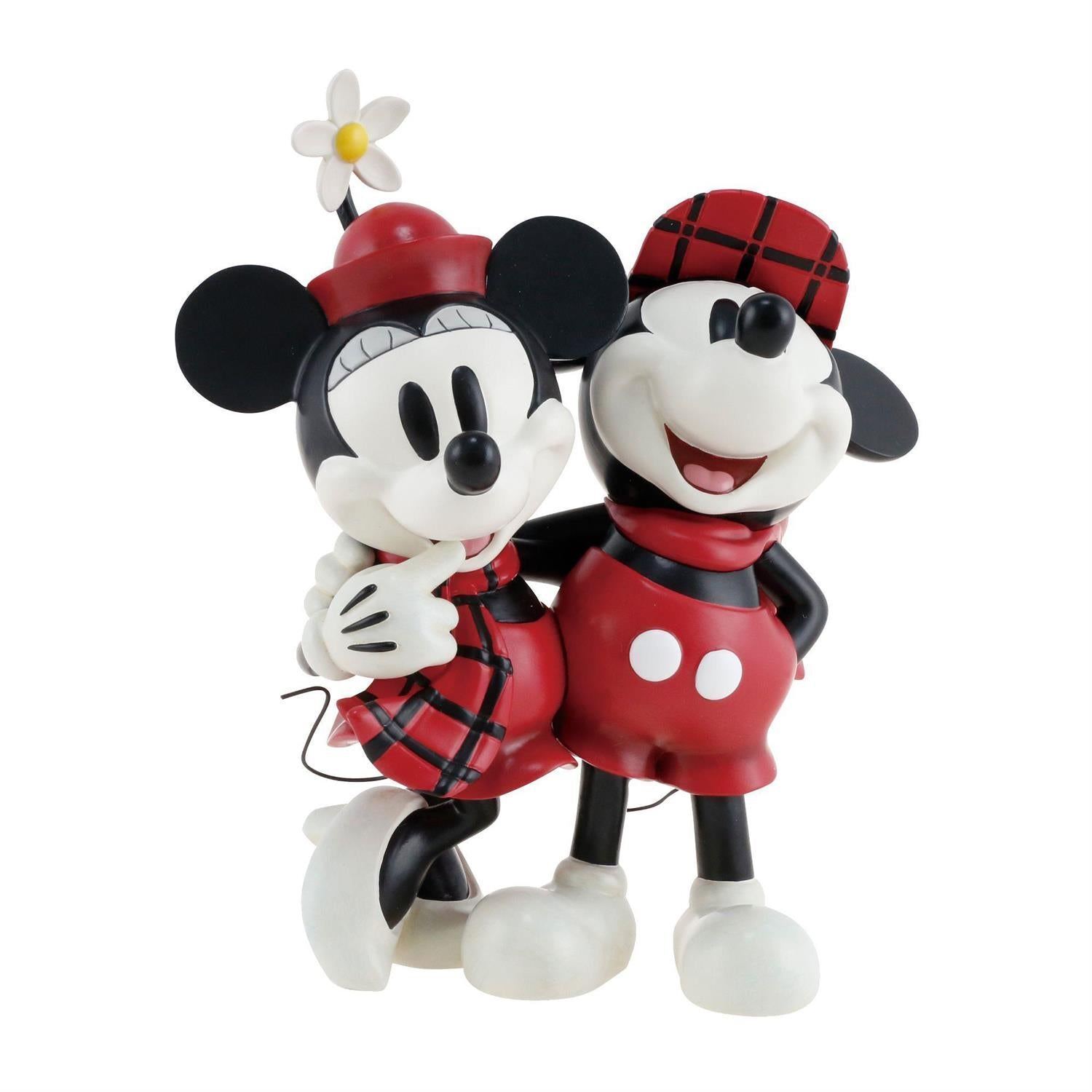 Disney Showcase Christmas Mickey & Minnie Figurine 6013275