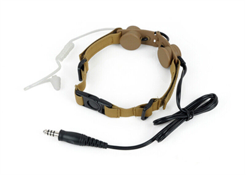Tactical Intercom Earphones Communication Unilateral Wired Pleasant To The Ear