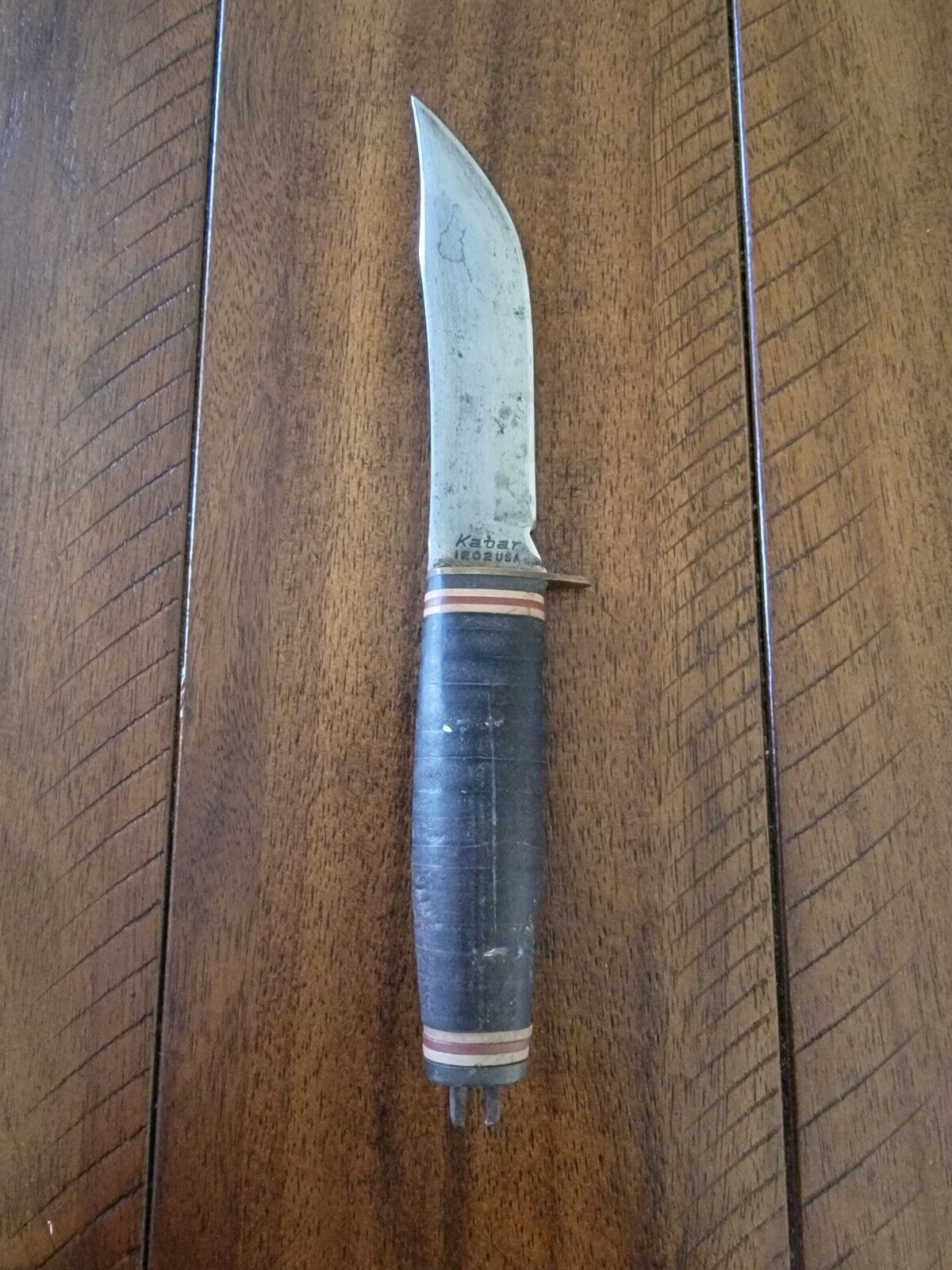 KA-BAR 1202, Made in USA., Fixed Blade Hunting Knife 8 1/2\