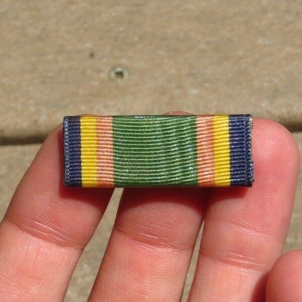 WW2 ORIGINAL USN USMC Navy Marine Corps Unit Commendation Medal Ribbon Bar 1/2\