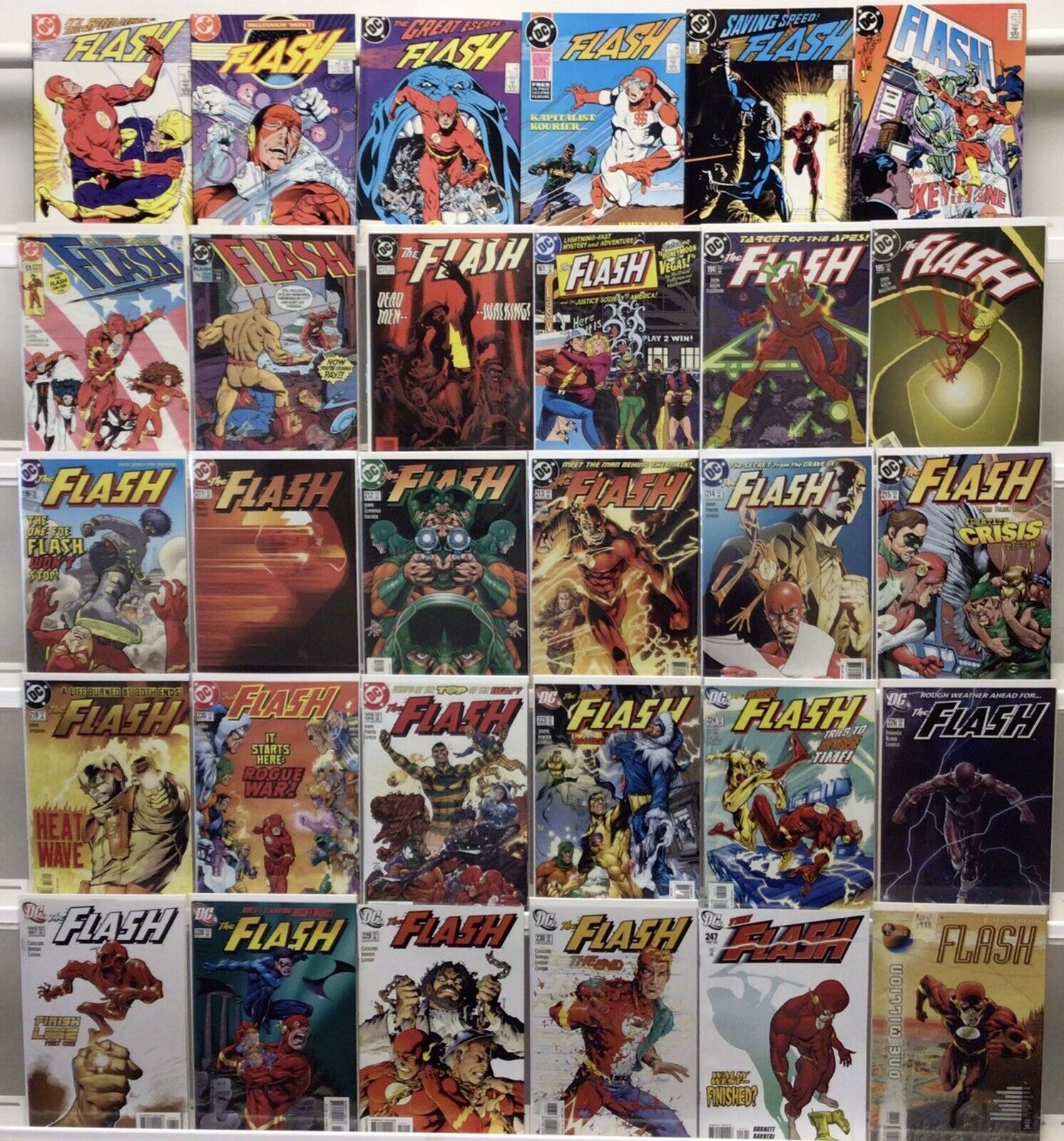 DC Comics The Flash Comic Book Lot Of 30