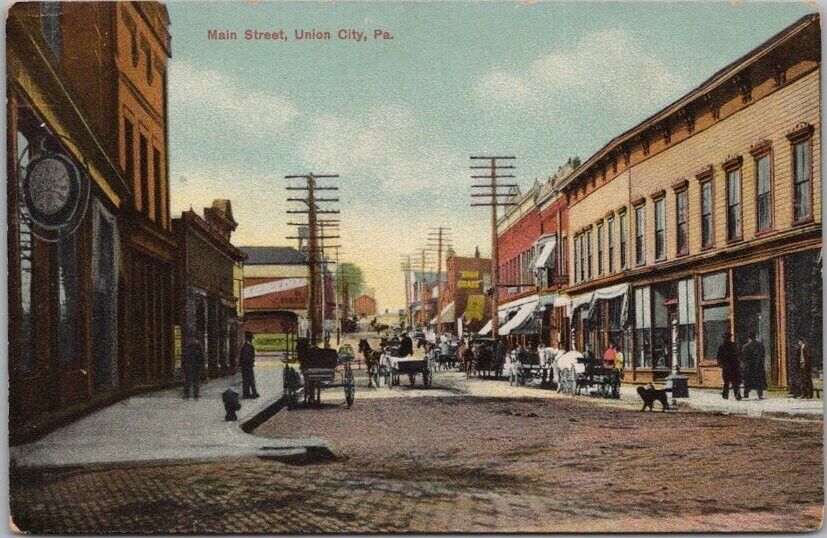 c1910s UNION CITY, Pennsylvania Postcard \