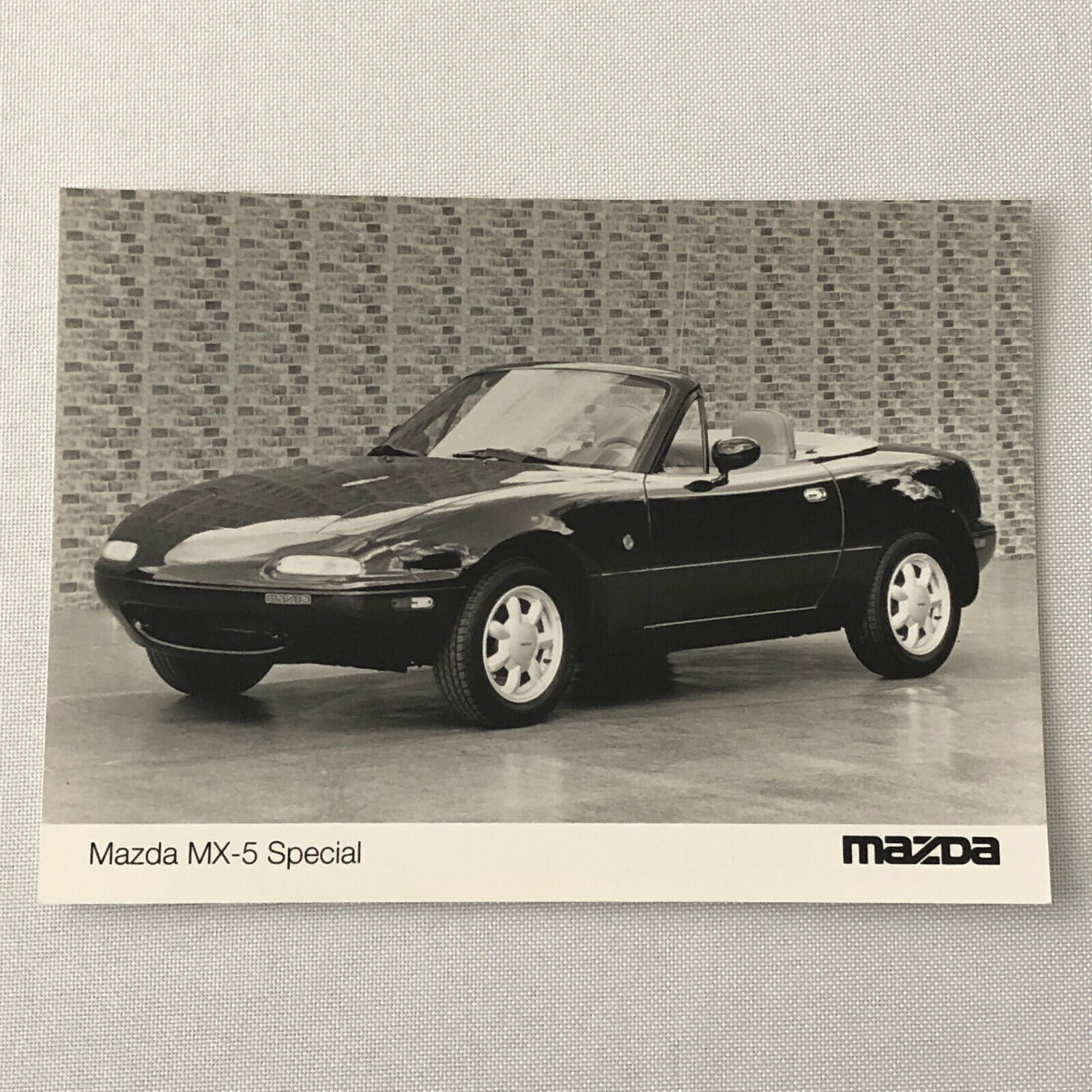 Mazda Miata MX-5 Black Special Factory Press Photo Photograph MX5 MX 5 Roadster